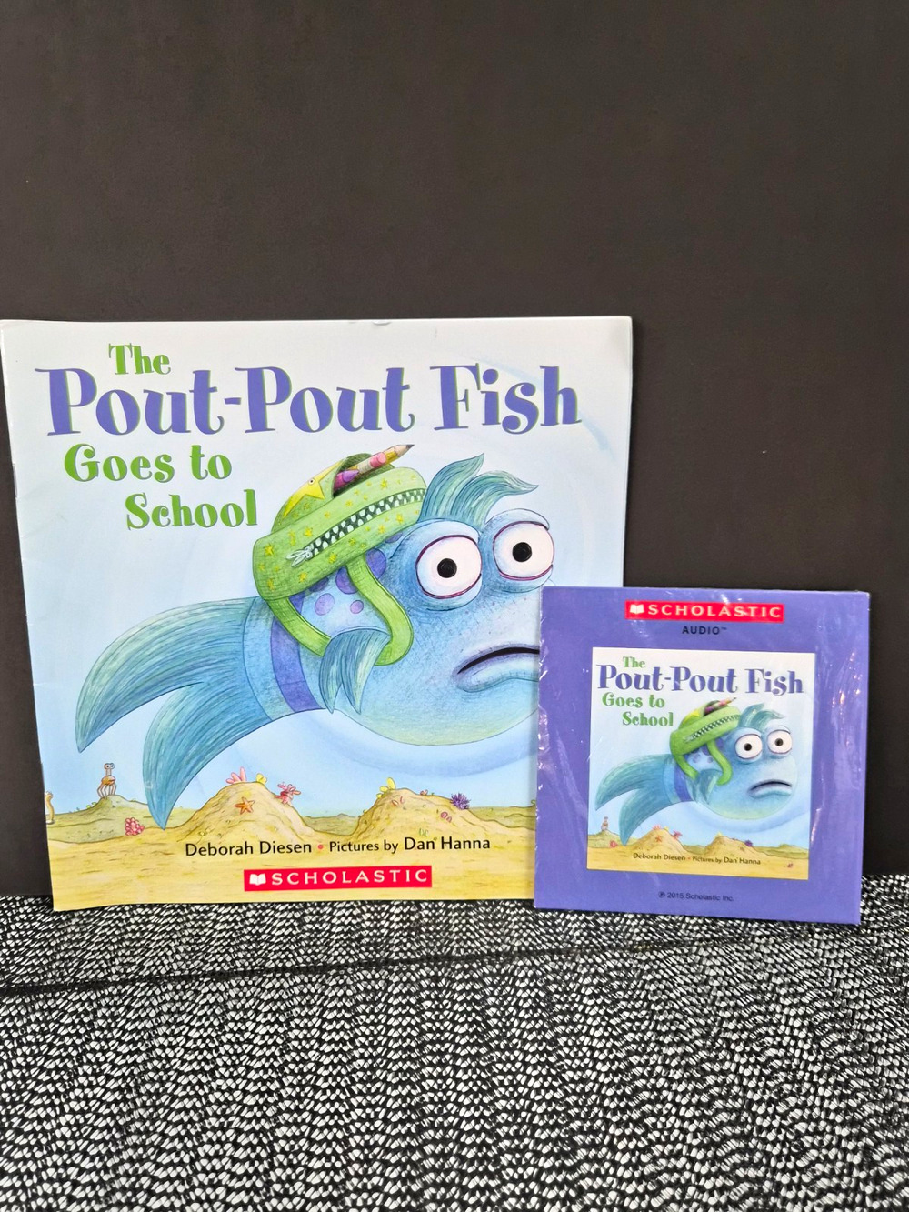 Scholastic The Pout-Pout Fish Goes to School Audiobook CD Diesen Cottle